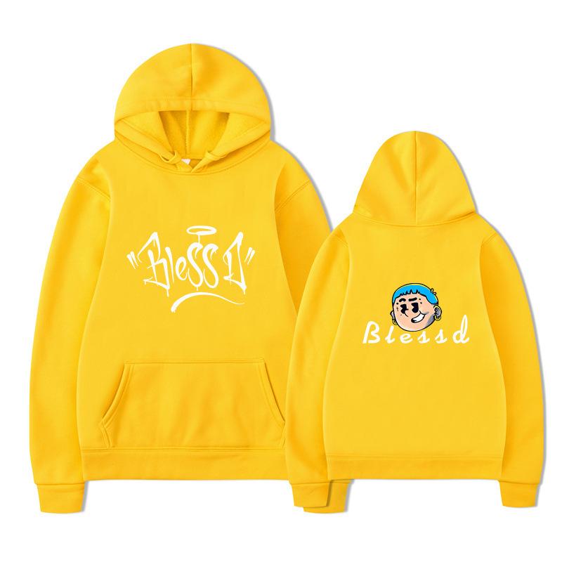 Blessd Mikiny Merch Pánské Dámské Mikina Pánská Mikina Vintage Unisex Pulovry Nadměrné Oblečení