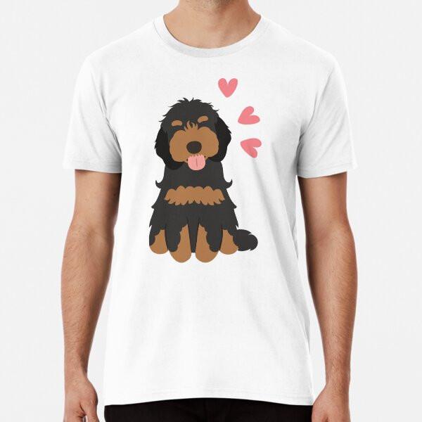 Love Black Phantom Cockapoo Cavapoo Cavoodle S to 5XL Made in the AU/USA T-Shirt