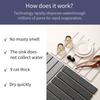 15.74 Inch Diatomaceous Earth Tableware Drying Mat Foldable Dish  Mat Kitchen Bathroom Multi-function Countertop Absorbent Mat