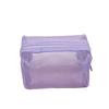 Colorful Mesh Storage Bag Mini Portable Carry On Lipstick Change Bags Headphone Data Cable Zipper Storage Boxes