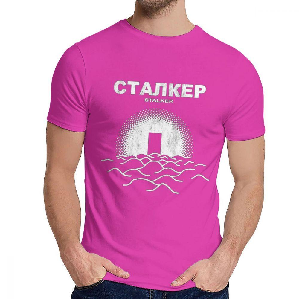 Unisex T-Shirt Stalker Slim Rundhals Retro T-Shirt