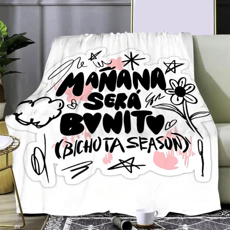 Karol G Manana Sera Bonito Printed Blanket Picnic Blankets Warm Blanket Soft and Comfortable Blanket Home Travel Birthday Gift