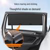 Magnetic Car Sunshade Blackout Curtain for Baby Stroller Sleeping Privacy and Heat Insulation.
