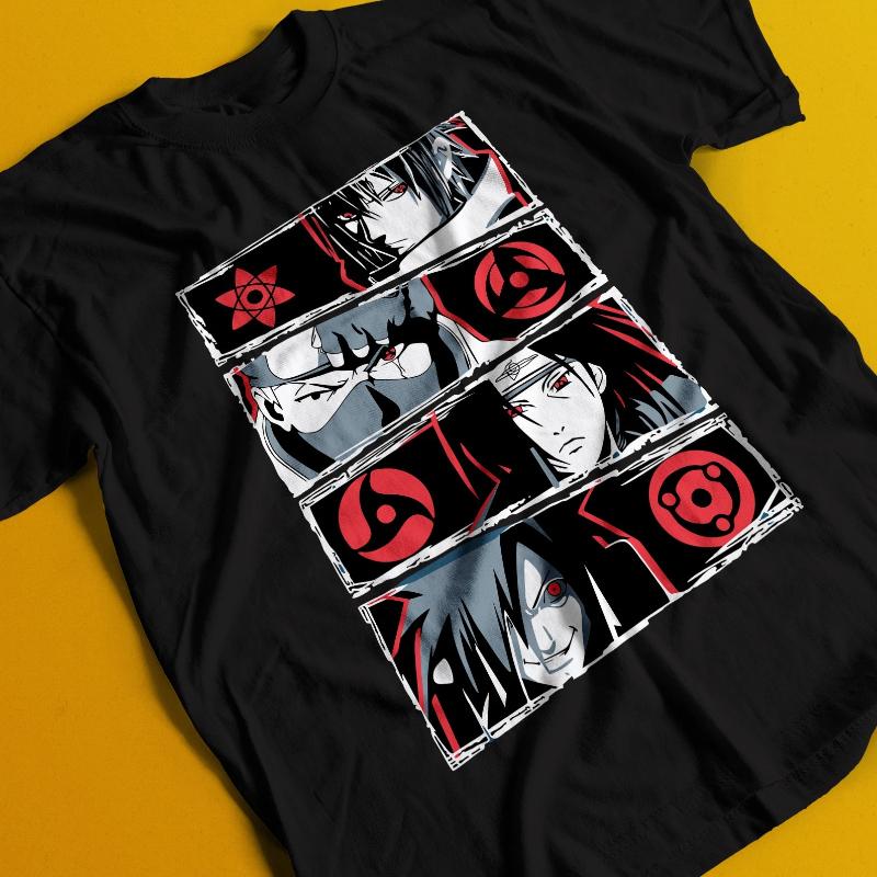 Naruto T-shirt Jiraya Shirt Madara Orolamaru Ferret Uchiba Gaara T-shirt Summer New Men's and Women's Streetwear