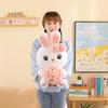Heart Bunny Plush Doll Bedtime Stuffed Animal Birthday Gift Comfort Pillow Toy