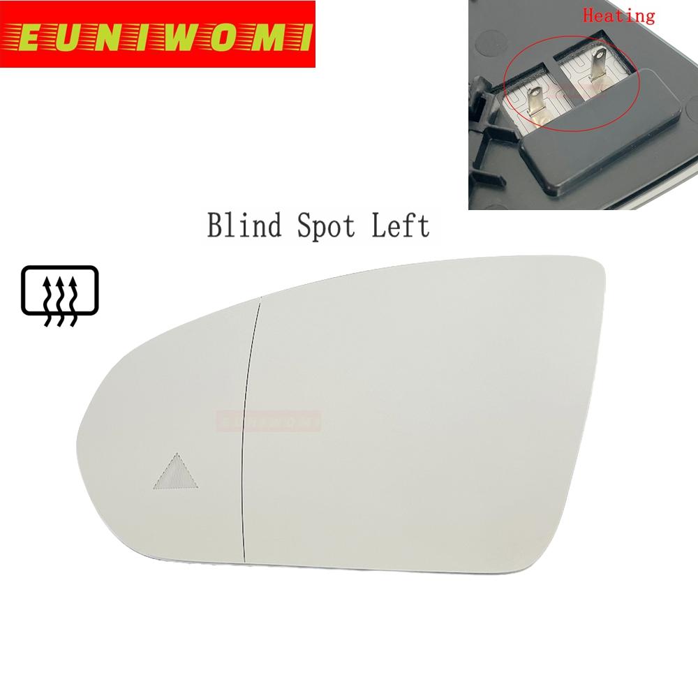 Weitwinkel beheiztes Spiegelglas mit Totwinkel für Mercedes-Benz A-KLASSE W177 V177(2018-)/CLA W118 C118(-)/SL +