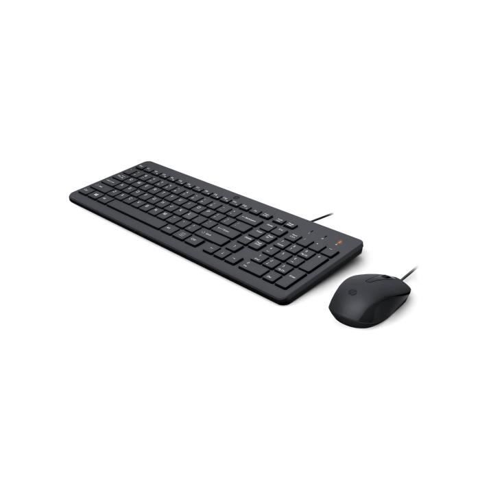 Ensemble clavier souris filaires hp 150 - azerty