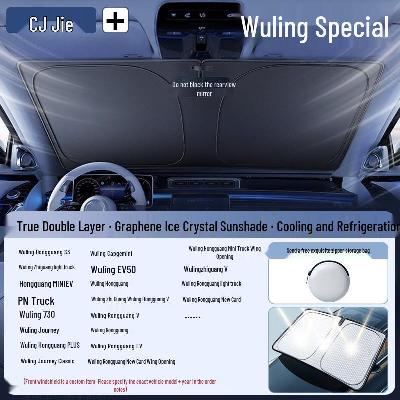 Car Windshield Sunshade Umbrella - Heat and Sun Blocker Visor Cover