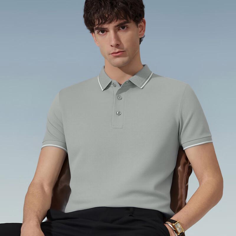 Judger Men's Summer Business Casual Short Sleeve Polo Shirt