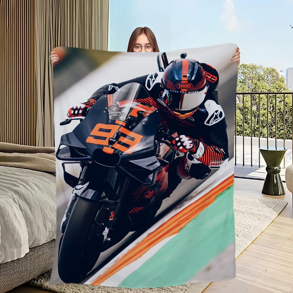 

M-Marc M-Marquez 93 Printed comfortable and soft sofa, living room bed, bedroom blanket suitable for travel and gifts 30x40in