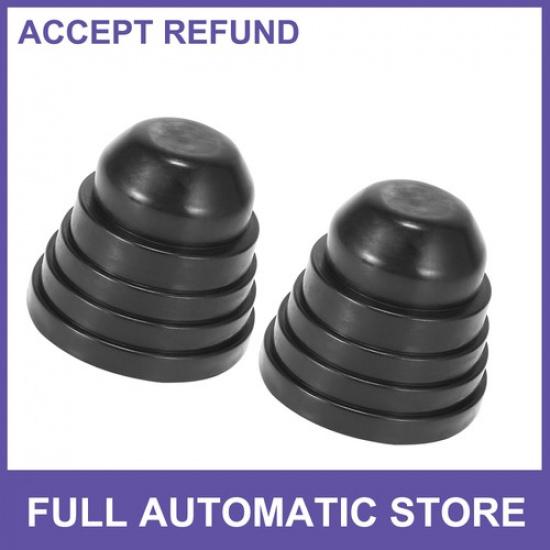 2pcs 50mm 55mm 60mm 65mm Car Rubber Housing Seal Caps Headlight Dust Cover