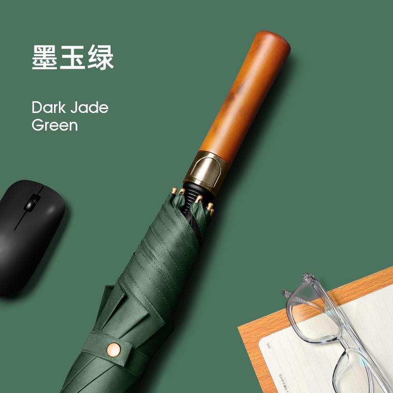 Long-handled umbrellas Men's and women's oversized automatic reinforcement Rainstorm strong wind-resistant straight pole umbrella