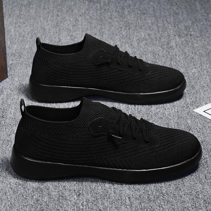 Men's and women's leisure outdoor comfortable breathable mesh shoes flying woven travel shoes spring and summer classic