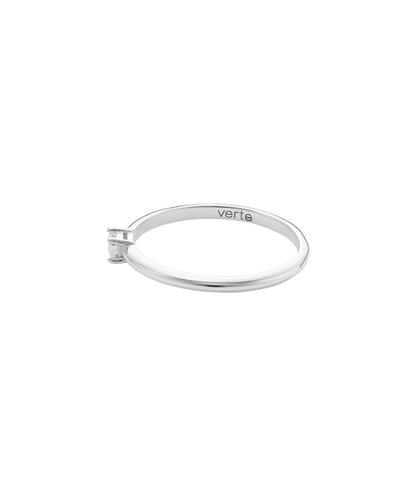 Verte [925 Silver] Cinq.Silver.233 / Carre Dew Ring