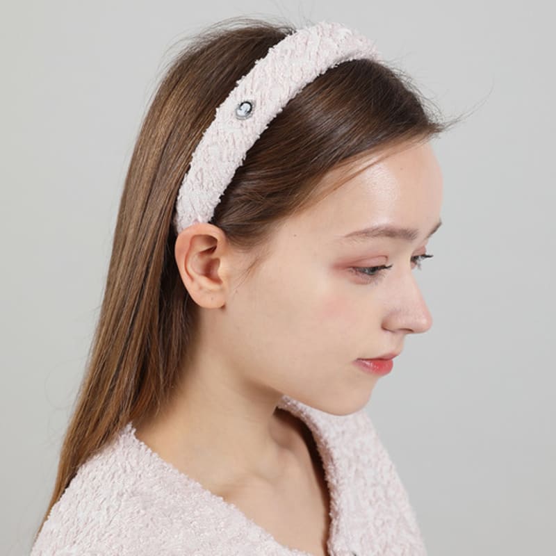 CATTLINE Antic Tweed HairBand (Pink)