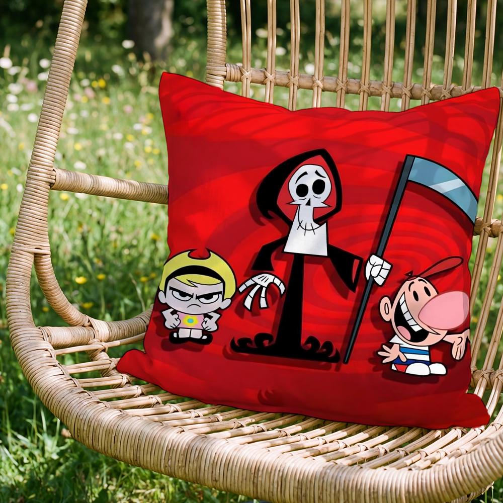 Popular BBilly Mandys Adventureew Cushion Cover Versatile DoubleSided Pillow Case Fit for Sofa Bed Car Daily Decor