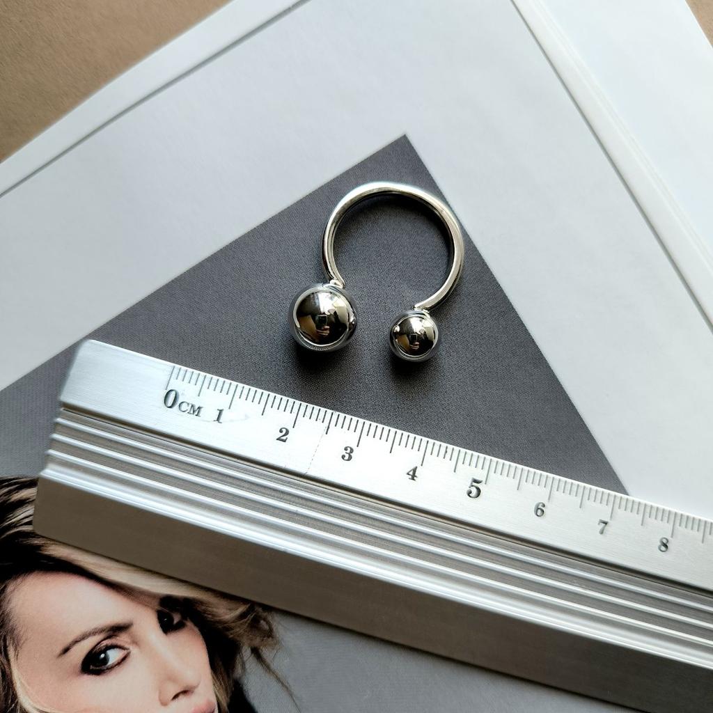 Silberring ohne Steine, Produktgewicht 4,44 g (2161158)