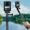 Leichter Selfie-Stick aus Kohlefaser für 360-Kameras Unsichtbares Design Verstellbare Länge Stabilität Einfache Bedienung