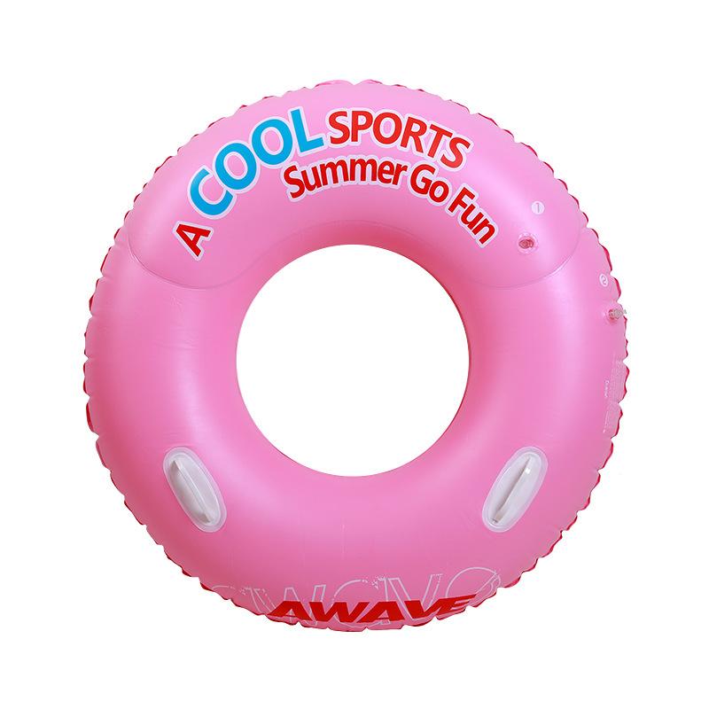 Spot New Style Lifebuoy Inflatable Adult Swimming Ring with Thickened Handles and Double Airbag