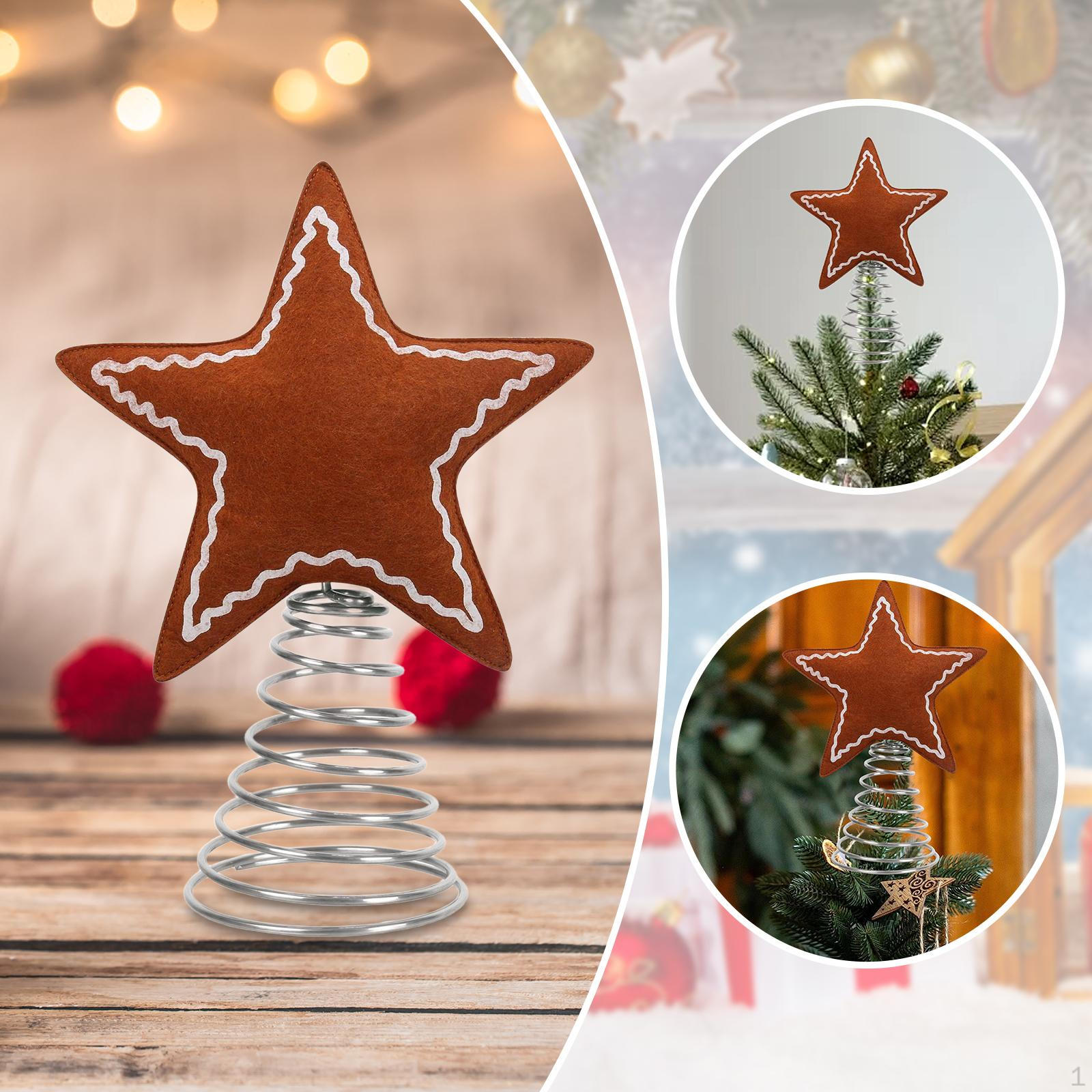 

Рождественское украшение Декоративное фетровое украшение Верхушка для года Офис Бар Настольный магазин Star