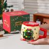 Jingci Cartoon Ceramic Mug with Lid