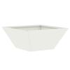 Garden Planter White 35 X 35 X 15 Cm Cold Rolled Steel