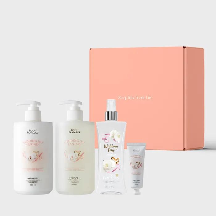 

Подарочный набор Гель для душа + Лосьон + Крем для рук + Мист 236мл (День свадьбы)