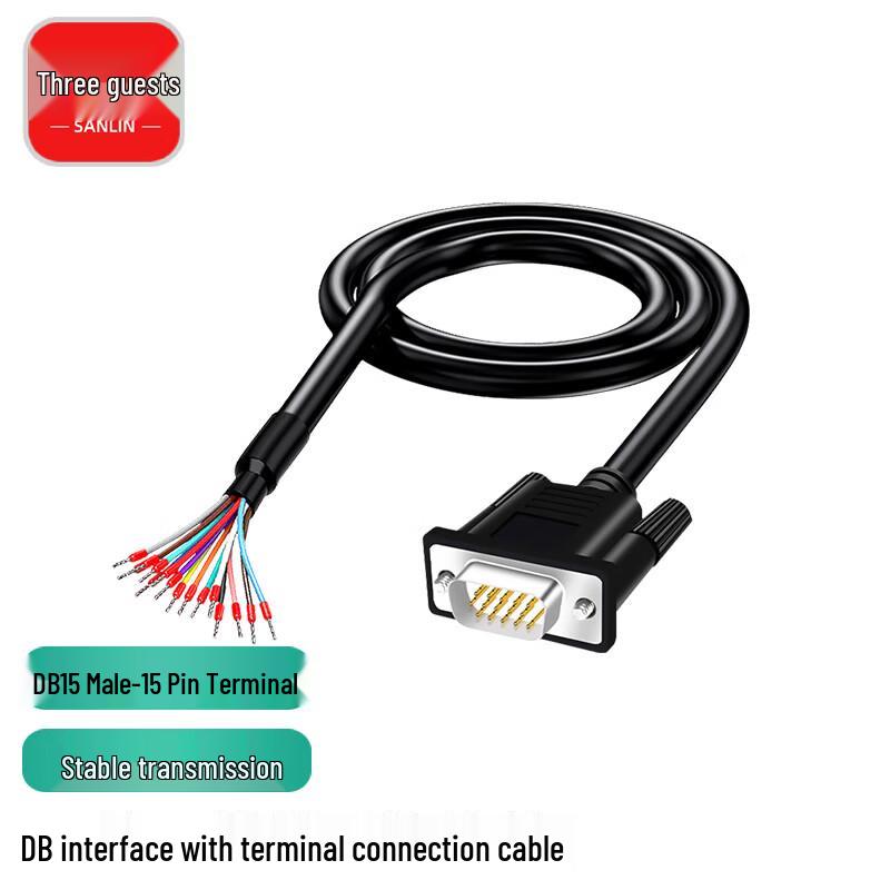 Industrial-Grade DB15 Serial Cable