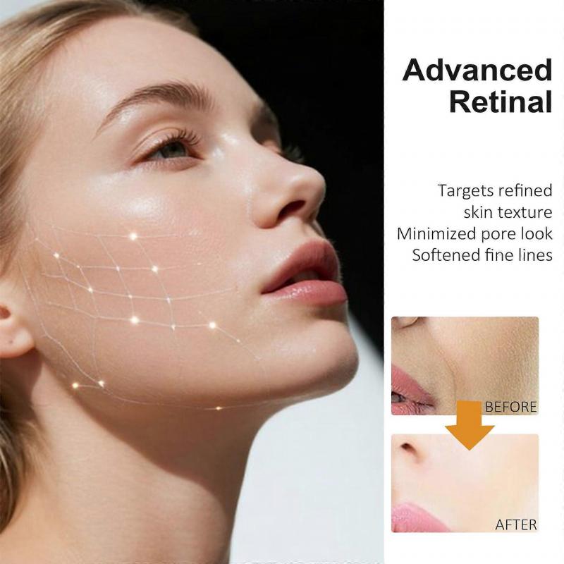 Sérum Booster para Pele Retiniana - Retinol Não Irritante Amigo de Iniciantes para Rosto e Corpo Retinol Antienvelhecimento Minimiza Poros para Pele com Tendência a Manchas