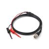 Test Hook Cable Signal Connection Probe Black BNC Male To Test Hook Cable Strong Clamping Force Black And Red Color
