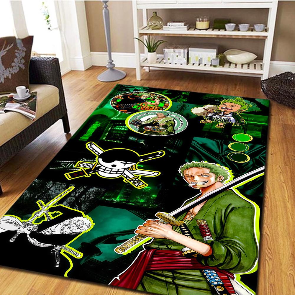 

Roronoa Zoro Home Decor Carpet, Bedroom Floor Rug, Digital Printing Movie Mat, Large Play Mat -HYQ76 60x90cm