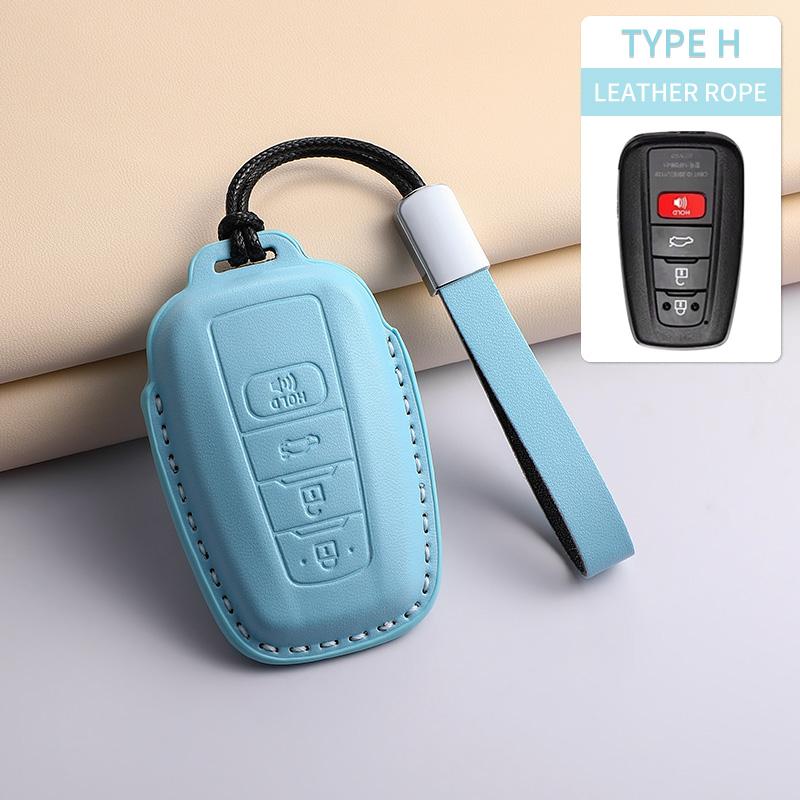 For Toyota CHR Camry RAV4 C-HR Corolla Highlander Prius Land Cruiser Prado Car Smart Remote Key Case Cover Key Protection Shell