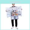 Halloween-Kostüm Kühlschrank Cosplay-Anzug für Erwachsene Party- und Bar-Spaß-Kreative