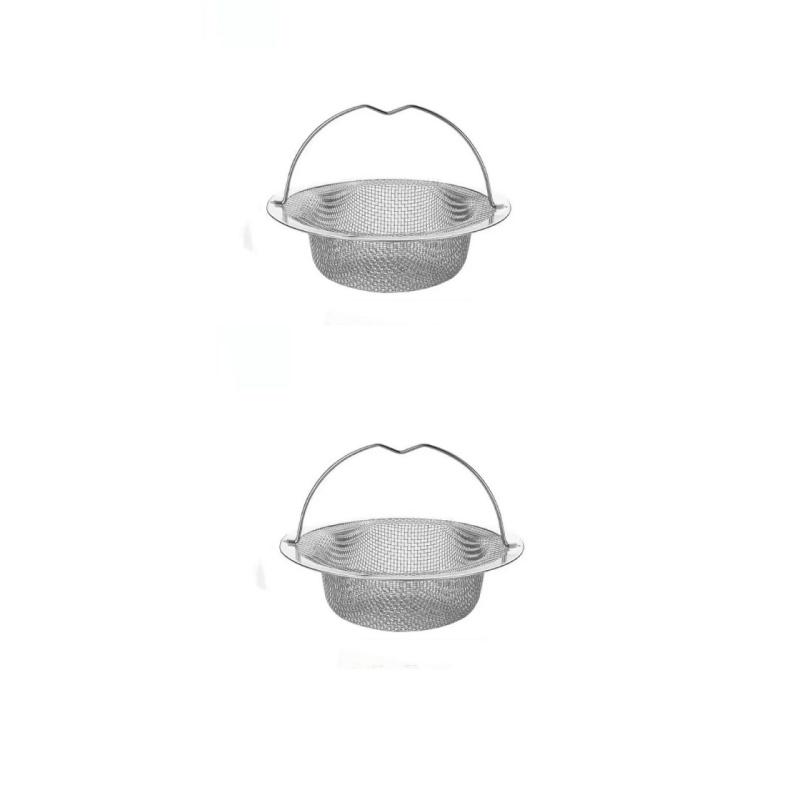 1/2/3 Stück Edelstahl Spülbeckenfilter Falle Badewanne Haarfänger Stöpsel Küche Essensreste Maschensieb Metall Bodenablauf & Griff