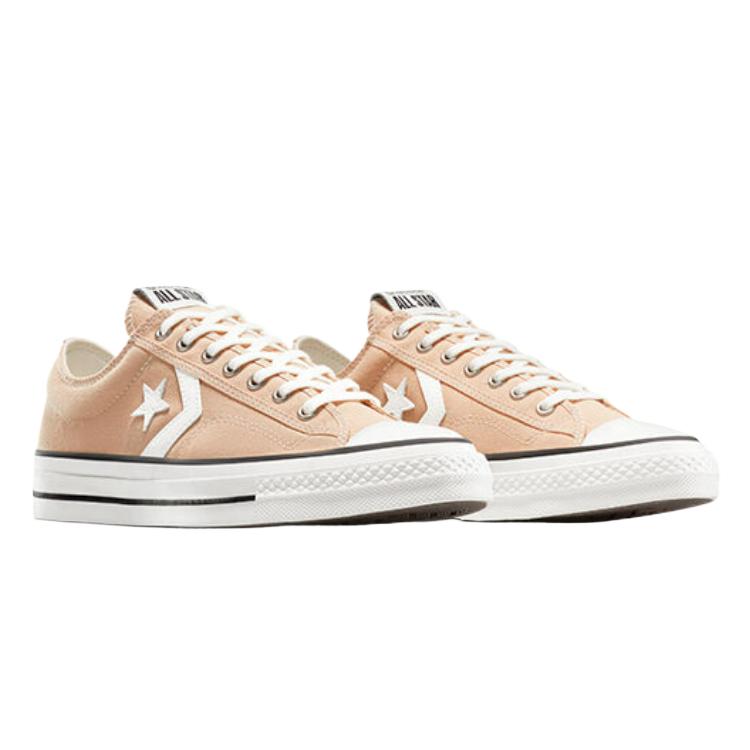 Converse Star Player 76 Premium Canvas Comfortable Simple Fit Low Top Canvas Shoes Unisex sneakers Brown A11685C
