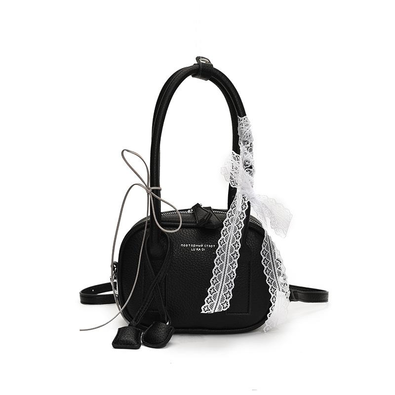 This Year's Popular Simple Lychee Pattern Texture Underarm Small Bag Female Korean Versatile Niche Design Commuter Messenger Bag