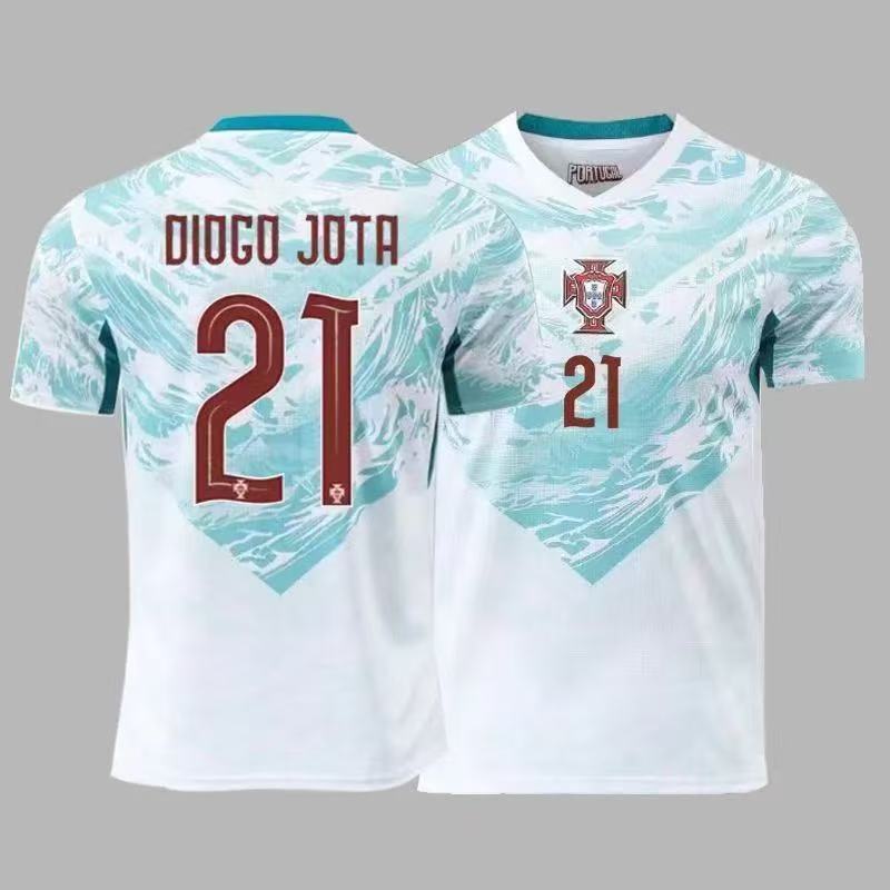 2026 World Cup Portugal Home and Away Jersey No. 7 Felix B Fei B Seat Football Jersey Fan Version
