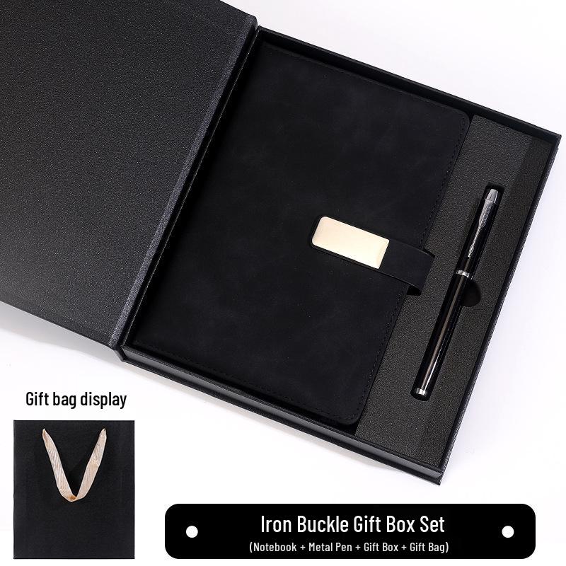Custom A5 Notebook with Logo - Corporate Meeting Diary & Gift Box Set