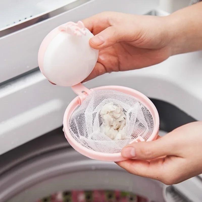 Kulatý síťovaný filtrační sáček Plovoucí styl Pračka Filtrace vlny Odstraňovač chlupů Čištění Prací koule Náhodná barva