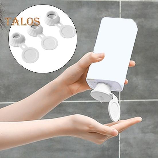 3Pcs Inverted Bottle Lid Leakproof TPE Bathroom Lotion Shampoo Kitchen Seasoning Bottle Flipping Bottle Connector Cover Replacement