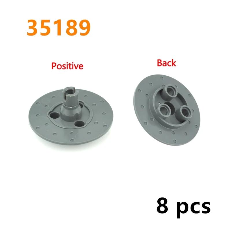 Non-Toxic Moc Parts Suspension Steering Wheel Hub With Planetary Gear Reduction 46490 Technical Diy Building Blocks Tire Car Drive Bricks