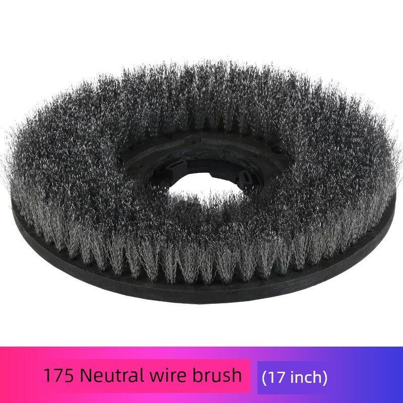 Attack CHARLES BARNES Washing Machine Accessories 17-Inch Polishing Scouring Pad 154 Steel Wire Pad Floor Refurbished Disk 175 Carpet Sweeper