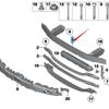 BMW 5 Series F10/F18 Front Bumper Frame Accessory - 51117200705