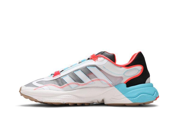 Men's Sneakers Adidas Ozweego Pure Bright Cyan Solar Red Cloud White/Bright Cyan/Solar Red