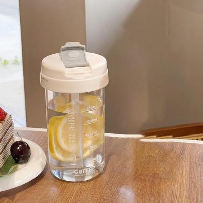 Portable Sports Water Bottle with Straw