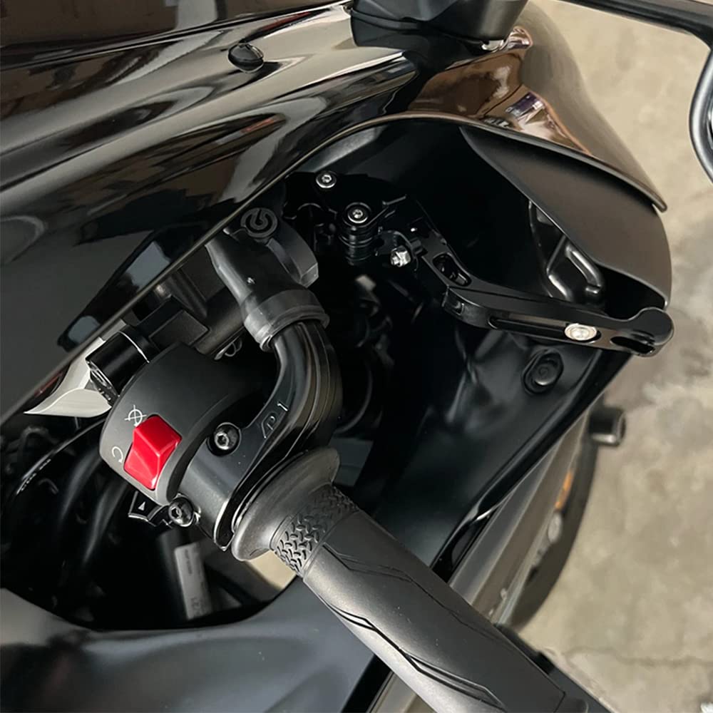 FOR GROM MSX 125 MSX125 2014-2022 Motorcycle Handlebar Grip Folding Expandable Adjustable Brake Clutch Lever MSX 125 Accessories (Ti Blue)