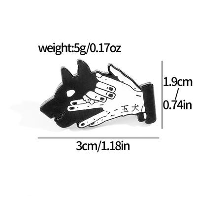 Creative Alloy Brooch Fashion Collar Brooch Pin