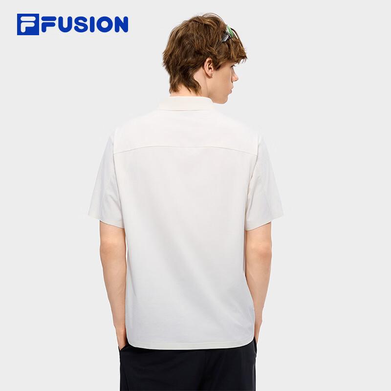 FILA FUSION Men's Knitted Short Sleeve Polo Shirt