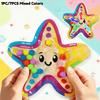Creative Star-Shaped Sensory Water Bag Toy 20ml Educational Developmental Handheld Manipulative for Children Early Learning and Coordination