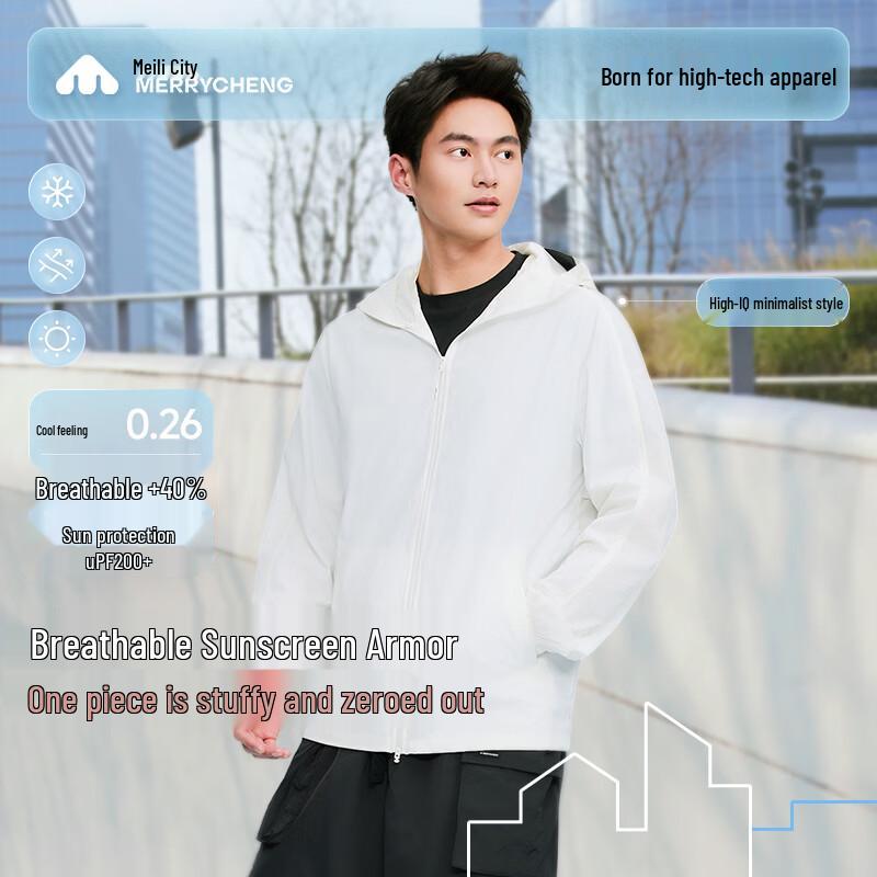 Men s Hooded Sun Protection Jacket L